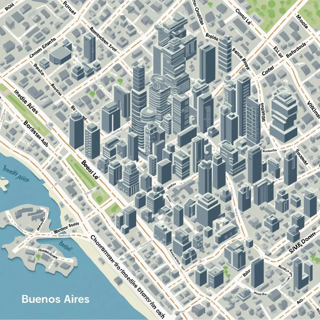 Mapa de ubicación de nuestra oficina en Buenos Aires